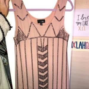 Blush Sequin Dress